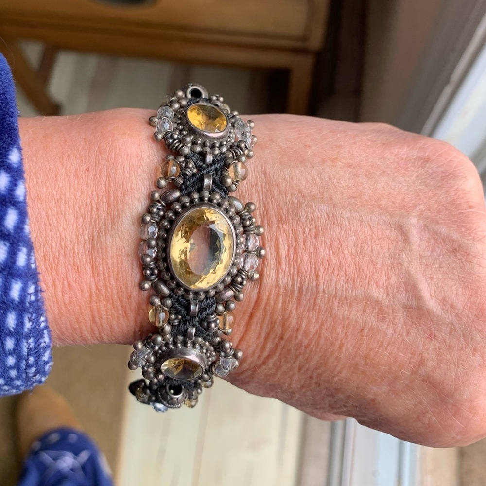 Isha Elafi beautiful citrine bracelet!